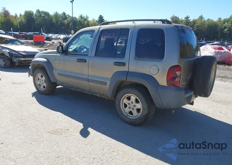 2005 Jeep Liberty Sport из США, поврежденный, VIN 1J4GL48K35W708535